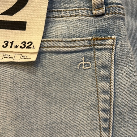 🆕 $195 RAG & BONE fit 3 authentic stretch Jefferson size 31 x 32 NWT - Picture 4 of 9
